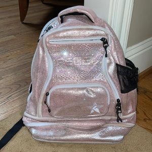 Rebel Rose Gold Cheer BackPack